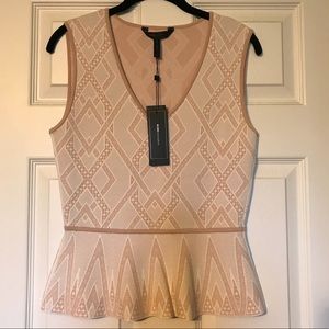 NWT BCBGMaxAzria - “ALONYA” Peplum top